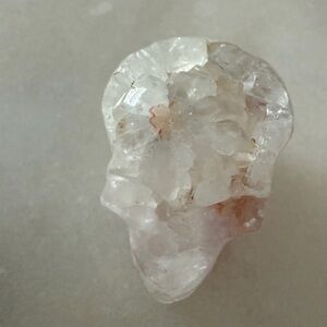 Amethyst with Hematite Inclusion Crystal Skull